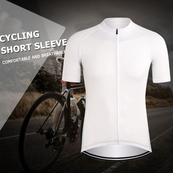 

racing jackets cycling solid color breathable sportwears outdoor sports running clothes summer mountain bike riding short sleeve for mal, Black;red