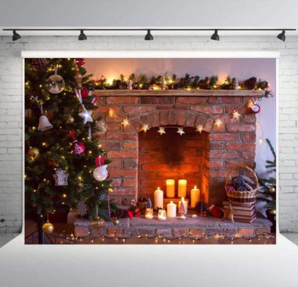 

party decoration 1x christmas po pography props background cloth tree fireplace diy tapestry