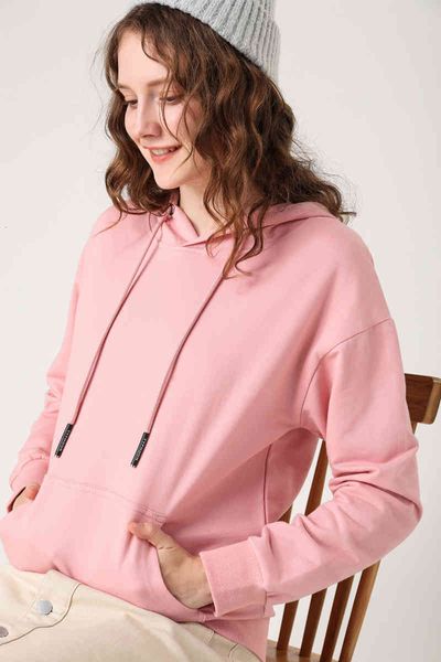 

women's hoodies & sweatshirts hoodie, cotton, large, pink, yellow, Black