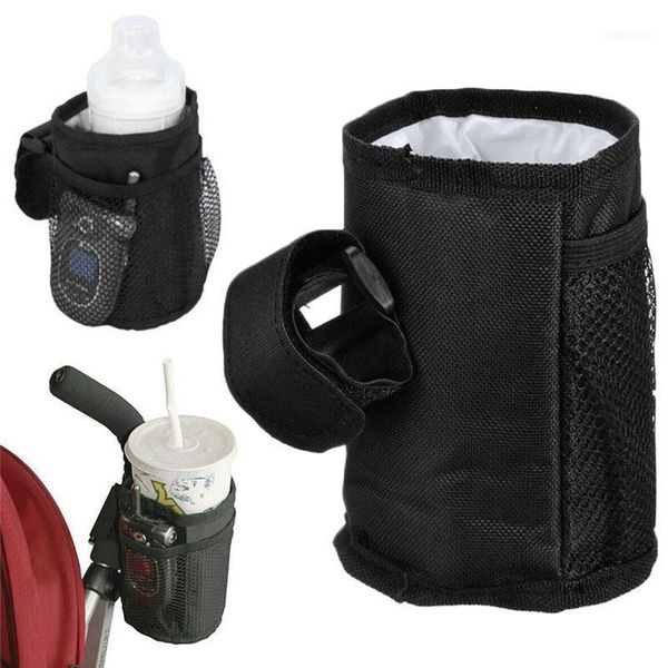 

universal baby stroller cup organizer bag mesh carriage pram bottle holder accessories1