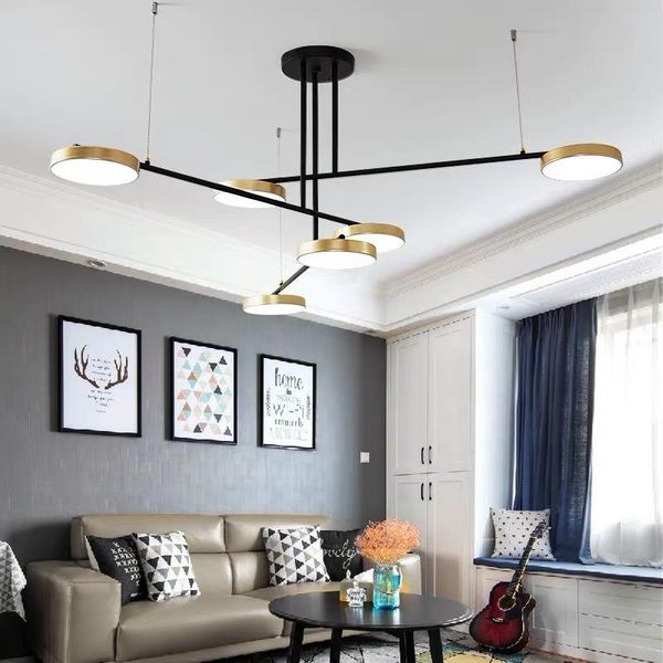 

chandeliers modern led stone glass ball pendant lights hanging ring lamp home lighting livingroom dining rooom