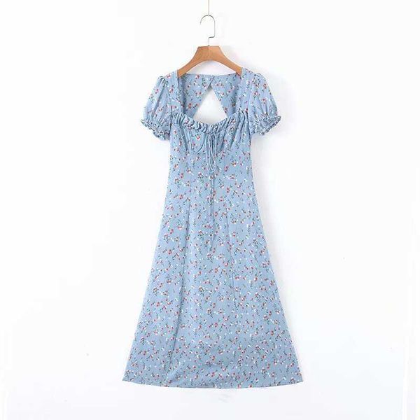 

french square neckline backls drs uu2-30202 in spring, Black;gray