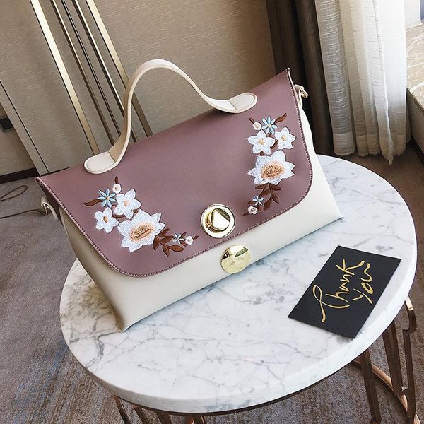 

evening bags the embroidery leisure women handbag fashion bag colours hand bill of lading shoulder inclined