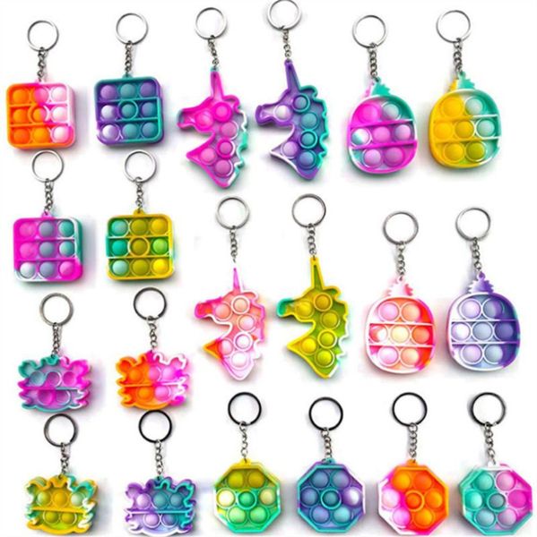 

dhl shipping glow fluorescence push bubble relief toy antistress soft squishy gift decompression toys for child