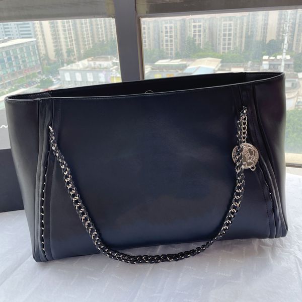 

women fashion genuine leather shoulder bag for tote bags lady chains handbags chain purse