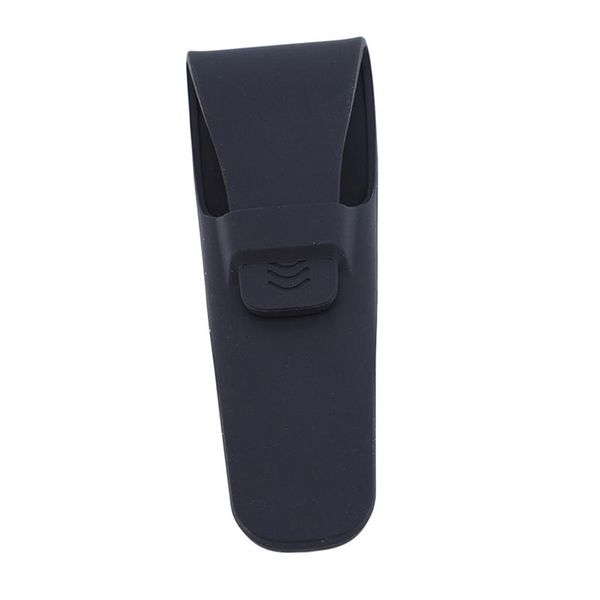 

1pc portable silicone black mens manual series razor handle silicone sleeve suitable for suitcase razor protector case supply