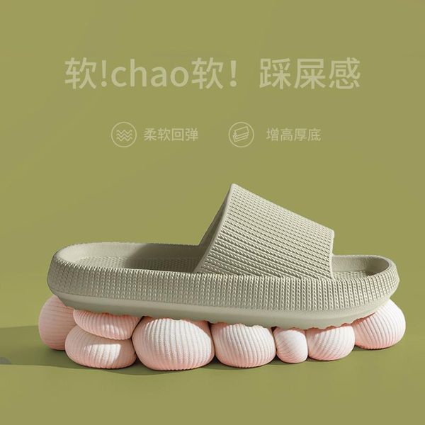 

slippers soft-soled bathroom slip-on for summer lovers, Black