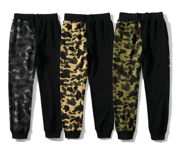 

2023 camouflage mens pants camo sports pant spring autumn winter designer lightweight jogger loose sweatpants hip hop men jumpers streetwear, Black