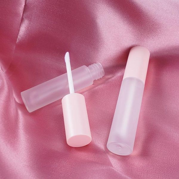 

30/50pcs 5ml frosted empty lip gloss bottle diy empty lip gloss container 5ml transparent refillable bottles beauty makeup tools