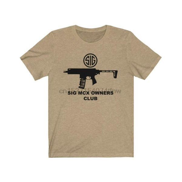

men's t-shirts sig mcx rattler owners club shirt s-2xl grey tan sauer, White;black