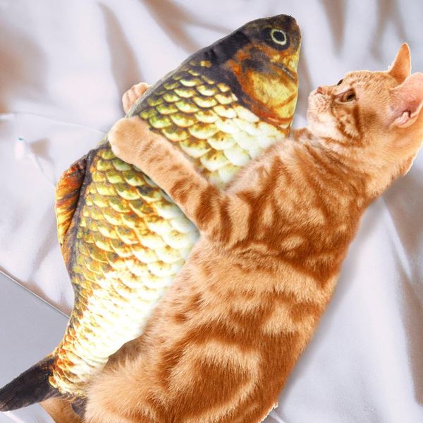 

cat toys fish toy mint stuffed shape sisal scratch board scratching post for products pet supplies