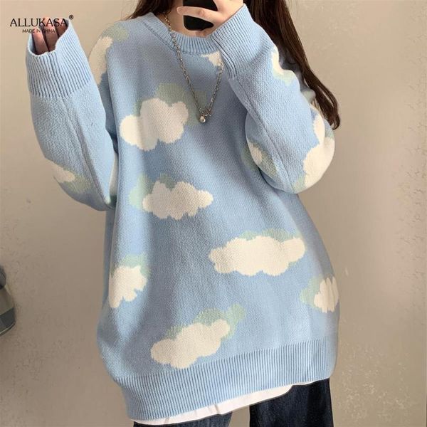 

women's vests sweaters women pullover harajuku lovely chic preppy simple soft loose autumn spring knitwear casual fashion korean girls, Black;white