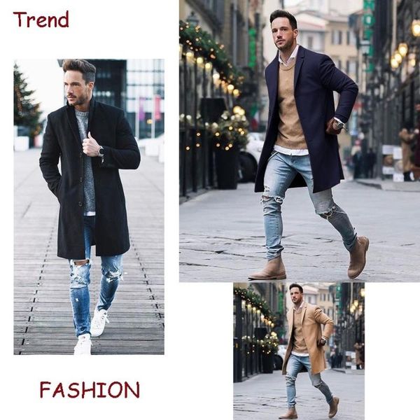 

men's wool & blends zogaa plus size men slim autumn suit blazer formal business fashion male two button lapel casual long sleeve pocket, Black