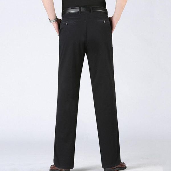 

men's pants spring warm autumn trousers male stylish, Black