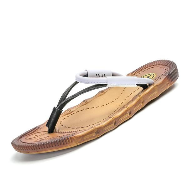 

slippers jumpmore 2021 men's fashion flip flops men summer outdoor sandals casual size 39-44, Black