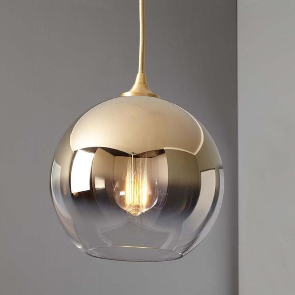 

pendant lamps modern light gold ball loft hanging fixture hanglamp living room bedside lamp home luminaire mx12131039