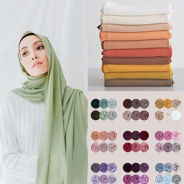 

muslim chiffon hijab scarf women 2020 islam scarves solid color shawl head wrap islamic hijabs headscarf foulard femme musulman, Blue;gray