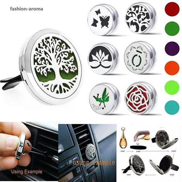 

car air freshener fragrance essential oil diffuser vent locket fresh