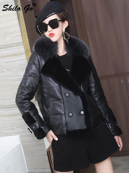 

women's leather & faux b-8-212, Black