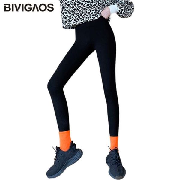 

bivigaos women letters sharkskin leggings cut butt lifter high waist slim black leggings sport fashion casual leggings 210928