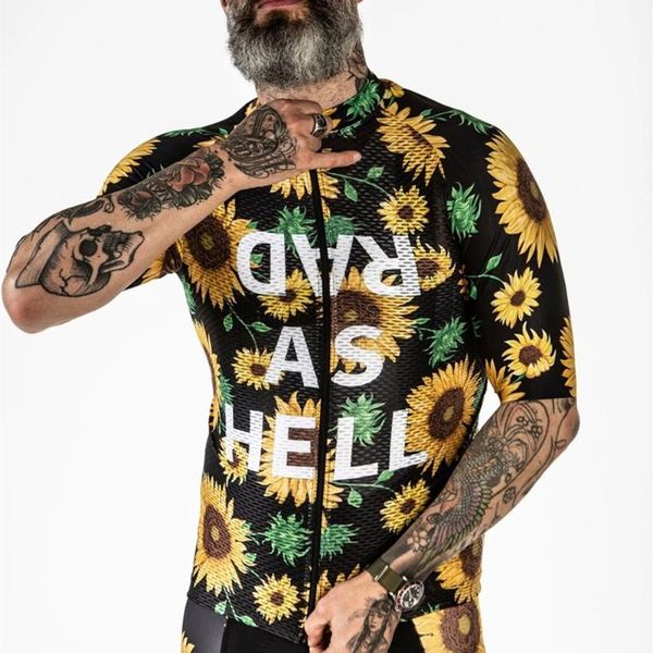 

racing jackets zomer fiets kleding sneldrogende mtb uniform liefde de pijn wielertrui man cycling jerseys short broadcloth, Black;red