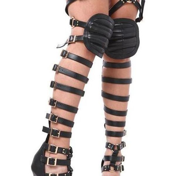 

boots white/black leather women's stripes on their knee toe dot buckle ladies female gentleman shoes in a dress d9ca