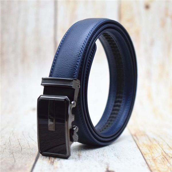 

belts genuine leather belt for men white/blue/coffee designer 2021 fashionable automatic buckle jeans plus size 90-130cm, Black;brown