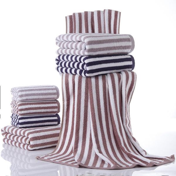 

towel cotton soft bath all water absorbent striped long staple suit