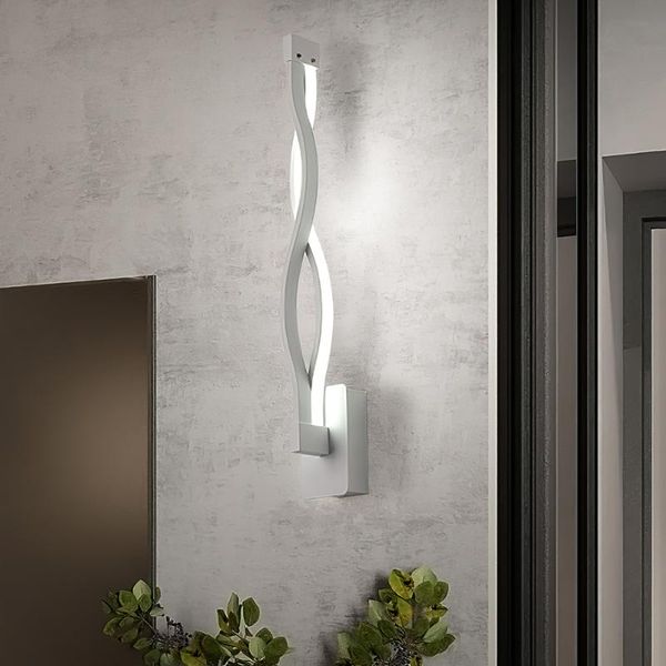 

wall lamp led aisle corridor staircase double wave art living room bedroom bedside post modern minimalist creativity