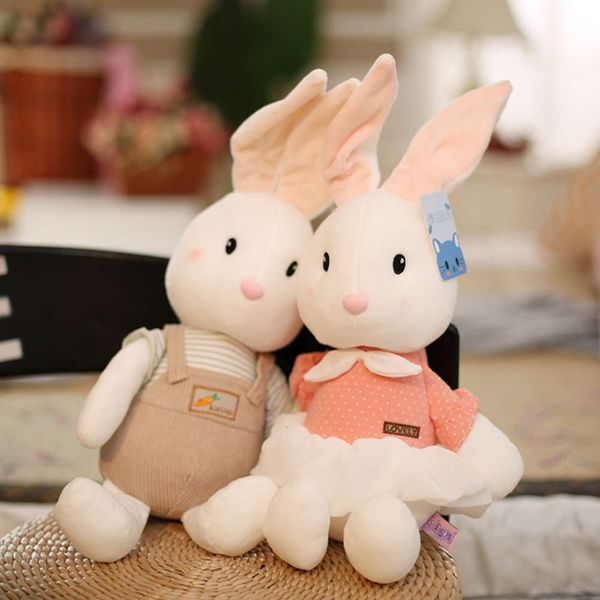 

little cute backpack white pants plush rabbit toy medium gift doll kaws fidget toys
