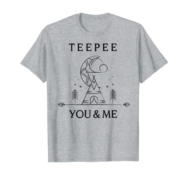 

ethnic teepee-moon hiking t-shirt, White;black