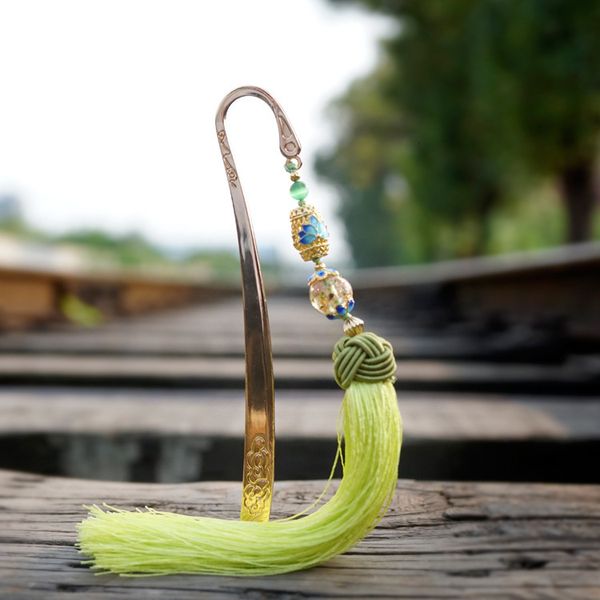 

souvenir creative bookmark design gold china romantic su signature no.5104 gift carving
