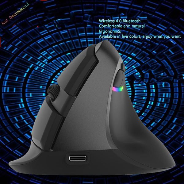 

mice mini vertical mouse bluetooth 4.0 wireless office mute charging 2400dpi four-speed adjustment gaming gamer