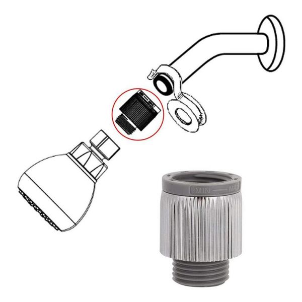 

bath accessory set bathroom shower flow reducer limiter head water restrictor switch connector adjusting valve design