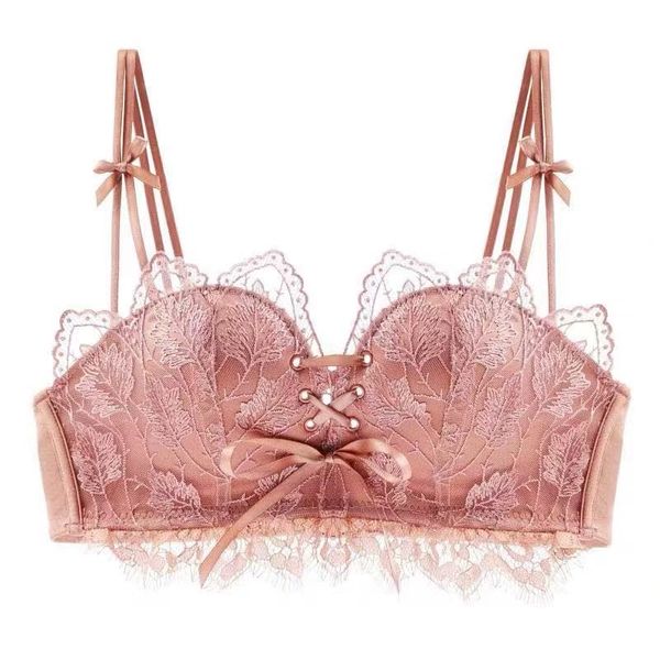 

bandage lingerie women push up bh comfortable breathing wireless underwear fashion adjusted female bralette intimates, Red;black