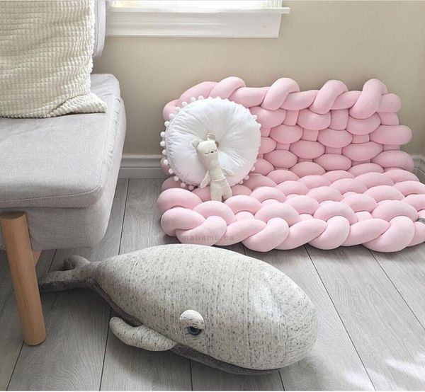 

twist hand-woven mat soft baby crawl mat anti-slip cushion for bedroom living room home decoration carpet sofa pad