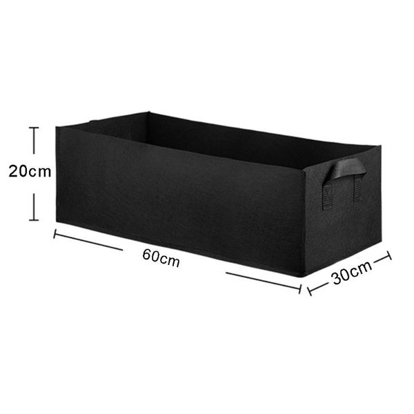 

planters & pots square plant vegetable grow bag thick non-woven fabric planting bags flower planter garden gardening tools