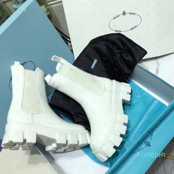 

designer- women boots white european and american style queen boot genuine leather materials fashion women's shoes, Black