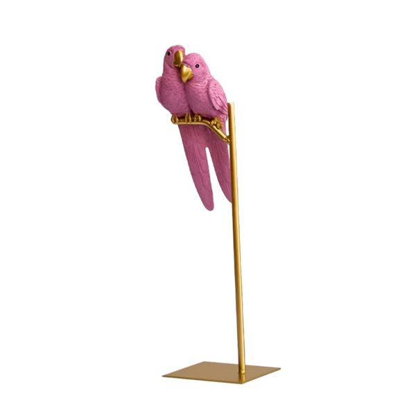 

couple parrot ornament deskdecoration fashionable garden decorations