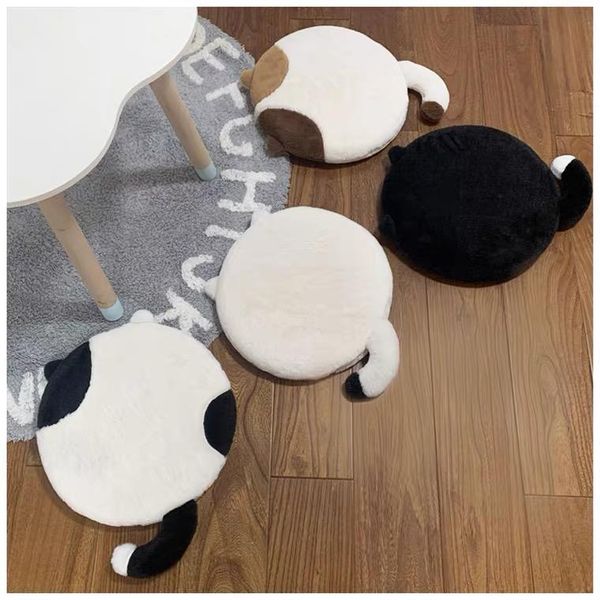 

cushion/decorative pillow removable and washable soft buchair cushion in cat shape