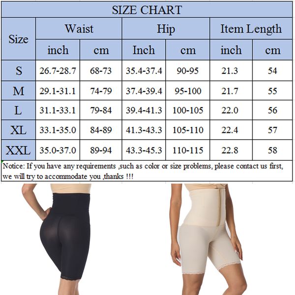 

shapewear for women high-waisted tummy control higher power panties slimming leggings butt lifter underwear, Black