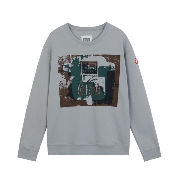 

men's hoodies & sweatshirts 22ss character phone printing cavempt men women eu size 100% cotton sweatshirt fashion autumn winter berser, Black