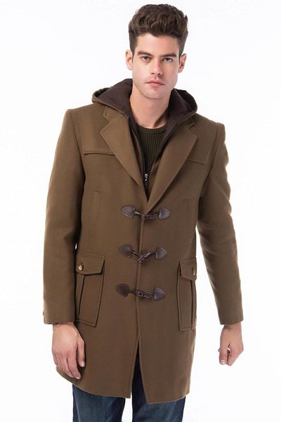 

men's jackets dewberry male camel overcoat-1020001 p8373, Black;brown
