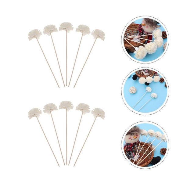 

fragrance lamps 10pcs rattan flower sticks natural reed diffuser aroma oil