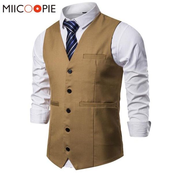 

men's vests men suits formal vest 2021 party dress wedding mens gilet homme retro slim fit social work chaleco hombre 9 colors, Black;white