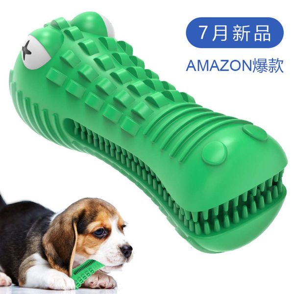

pet products new vocal crocodile toy rubber molar cleaning stick dog toothbrush