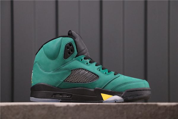 

good quality jumpman 5 5s oregon ducks shoes collaboration zapatos sneakers ship