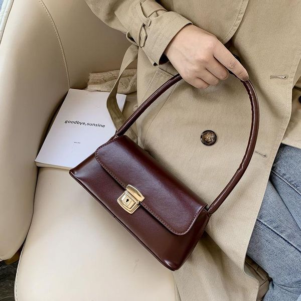 

duffel bags retro mini bag underarm fashion pu leather women handbag