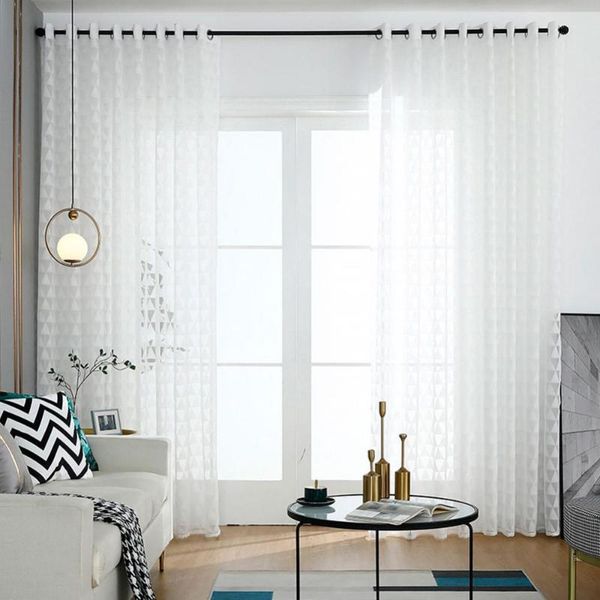 

curtain & drapes quality luxurious chiffon solid white sheer curtains for living room bedroom decoration window voiles tulle