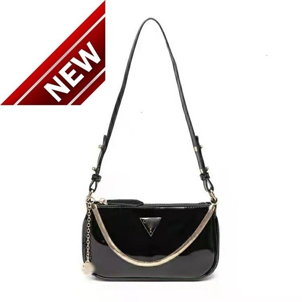 

2022 new gues & patent leather mini bright underarm women's shoulder bag